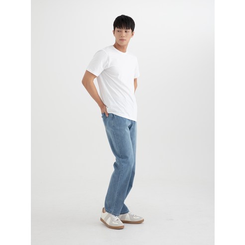 여름의 필수 아이템: 캐럿 기본 라운드 반팔 티셔츠