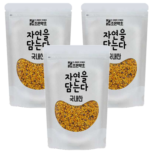 조은약초 국내산 프리미엄 벌화분, 3개, 200g