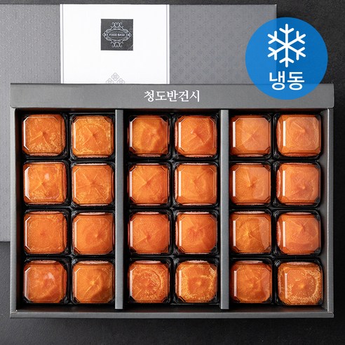 푸드베이스 청도반건시 세트 24입 1.2KG (중과) (냉동), 1.2kg(24입), 1세트