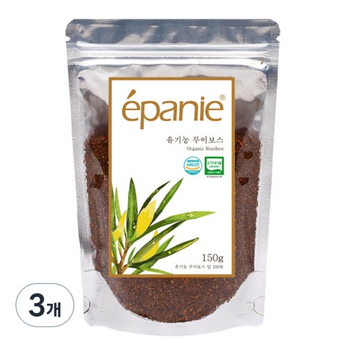 코코비아 에빠니 유기농 루이보스 리필, 3개, 잎, 150g, 3개, 1개입
