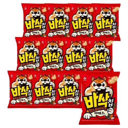 CJ제일제당 바삭칩 핫스파이시맛