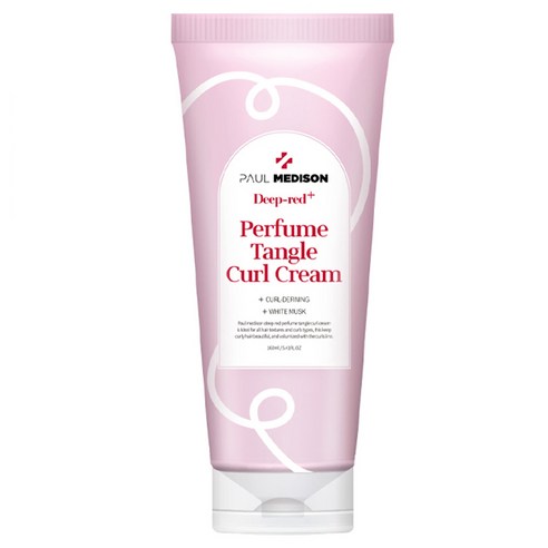 폴메디슨 딥레드 퍼퓸 탱글 컬크림 화이트머스크, 160ml, 1개