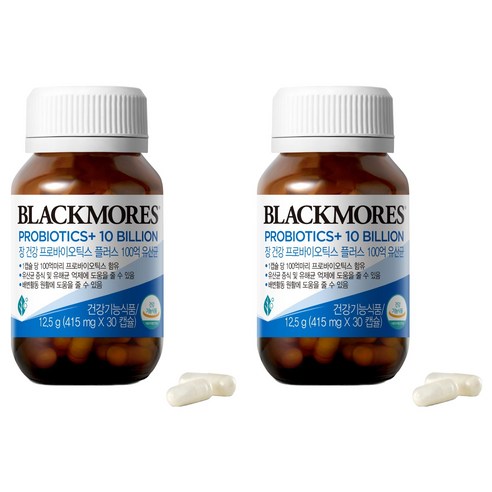 블랙모어스 장건강 프로바이오틱스 플러스 100억 유산균, 12.5g, 2개