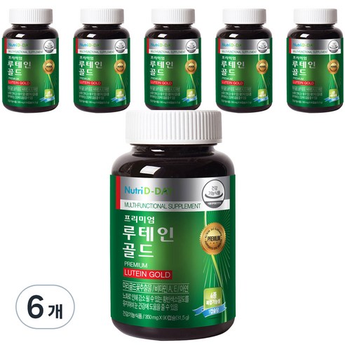 뉴트리디데이 프리미엄 루테인 골드 350mg, 90정, 4개