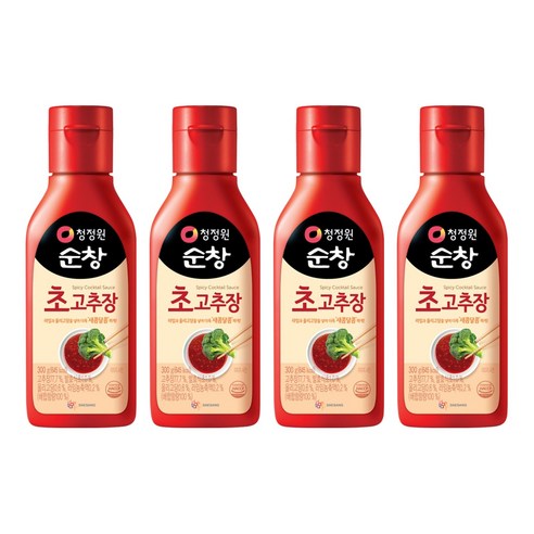 청정원순창 초고추장, 300g, 4개