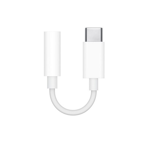 Apple 정품 USB-C to 3.5mm 헤드폰 잭 어댑터로 USB-C 기기에서 헤드폰이나 스피커를 간편하게 연결하세요.