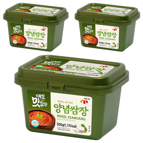매일식품 매일 맛있는 양념 쌈장, 3개, 500g