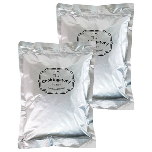 쿠킹스토리 베릴스 망고향 컴파운드 코팅초콜릿, 1kg, 2개