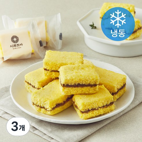 시루조아 단호박 품은 달콤한 설기 (냉동), 450g, 3개