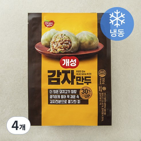 개성 감자만두 (냉동), 350g, 4개