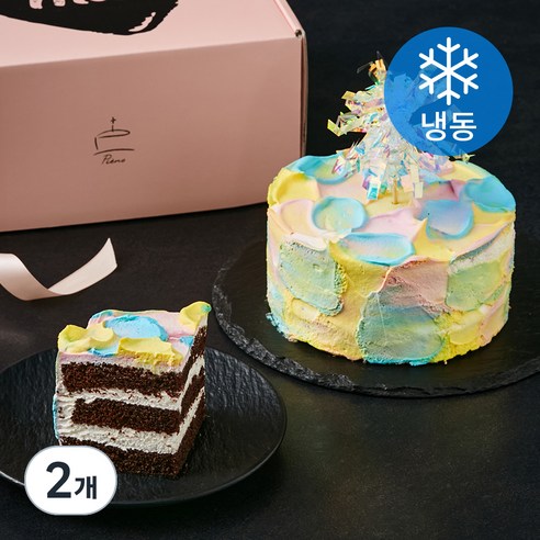 피에노 파스텔 초코 케이크 (냉동), 280g, 2개