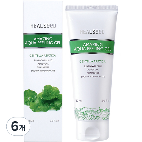 힐시드 어메이징 아쿠아 필링젤, 150ml, 6개