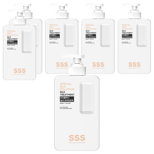 트리플에스 실크 트리트먼트, 580ml, 6개