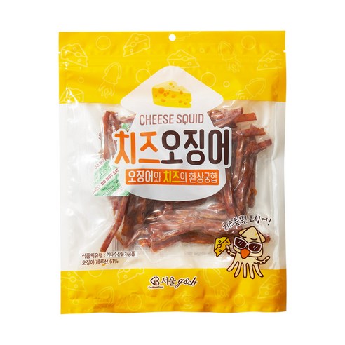 서울지앤비 치즈오징어, 200g, 3개
