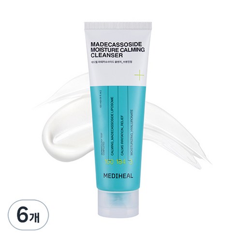 메디힐 마데카소사이드 수분 진정 클렌징폼, 120ml, 6개