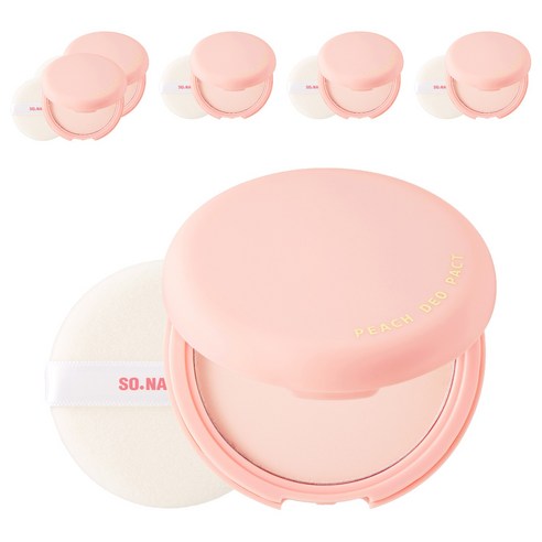 쏘내추럴 복숭복숭 데오팩트 파우더타입데오, 10g, 6개