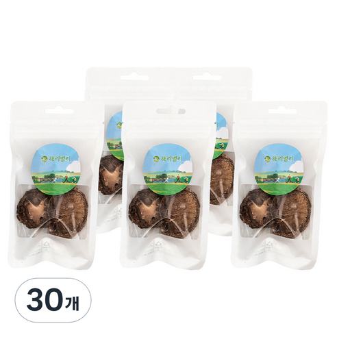 건조 통표고버섯, 30개, 12g