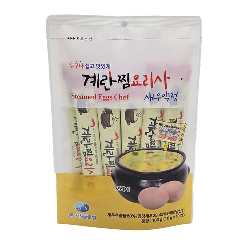계란찜요리사 새우액젓 10p, 100g, 1개