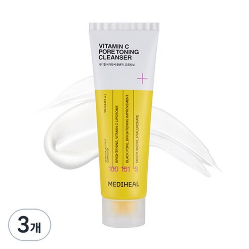 메디힐 모공토닝 클렌징폼, 120ml, 3개