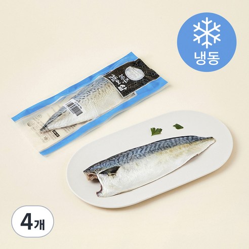제주어부 제주 고등어살 필렛 (냉동), 190g(왕특대), 4개