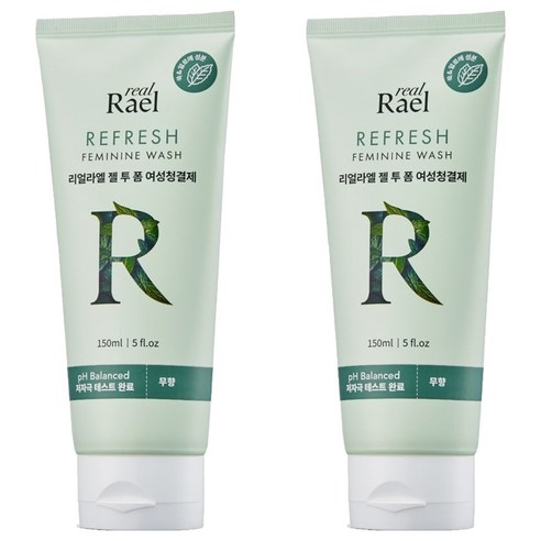 리얼라엘 젤 투 폼 여성청결제, 2개, 150ml