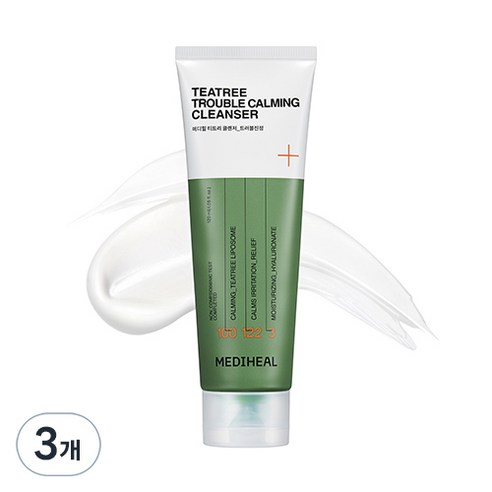 메디힐 티트리 트러블진정 클렌징폼, 120ml, 3개