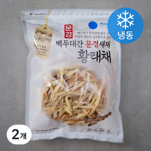 해그린푸드 백두대간 문경새재 황태채 (냉동), 350g, 2개