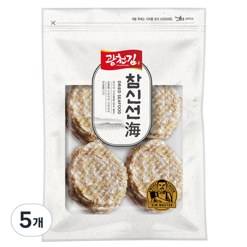 참신선해 조미 쥐치포, 5개, 400g