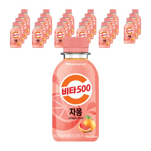 광동제약 비타500 자몽, 24개, 170ml