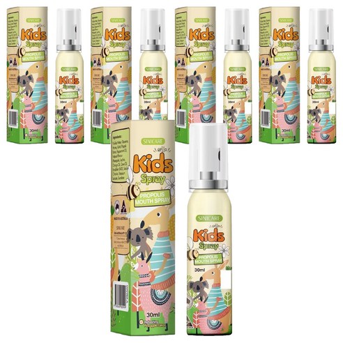 시니케어 키즈 프로폴리스 마우스 스프레이, 30ml, 5개