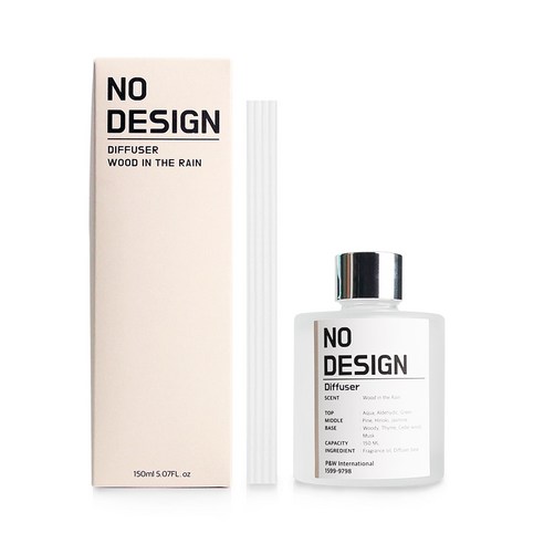 노디자인 디퓨저 150ml, 우드인더레인, 1개