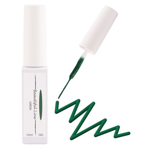 아이빛 네일아트 컬러 라인 젤네일 10ml, 07 그린, 1개