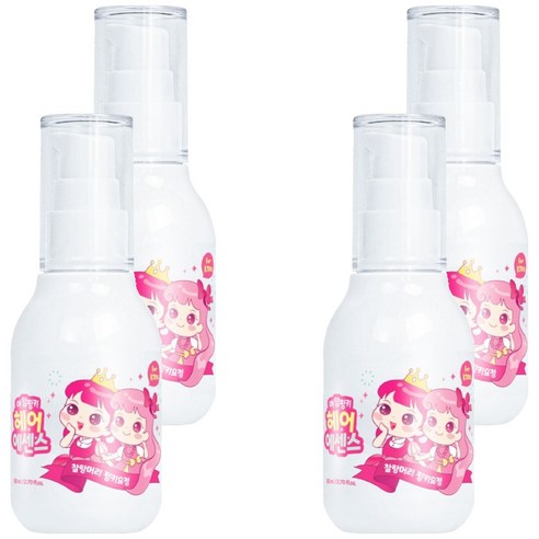 아임핑키 키즈 헤어 에센스, 4개, 80ml