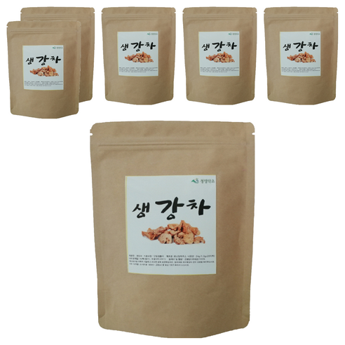 청명약초 생강차 티백 국내산, 1.2g, 20개입, 6개