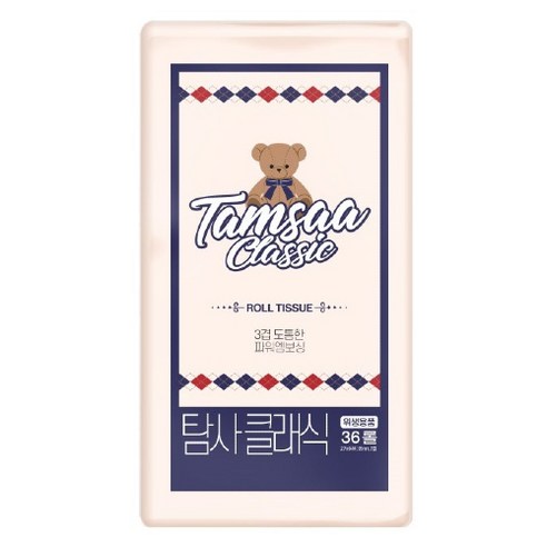 편안함과 안전함이 함께하는 탐사 클래식 화장지