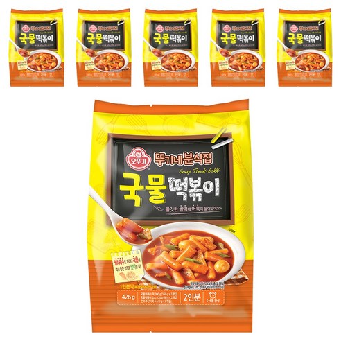오뚜기 뚜기네분식집 국물떡볶이, 426g, 6개