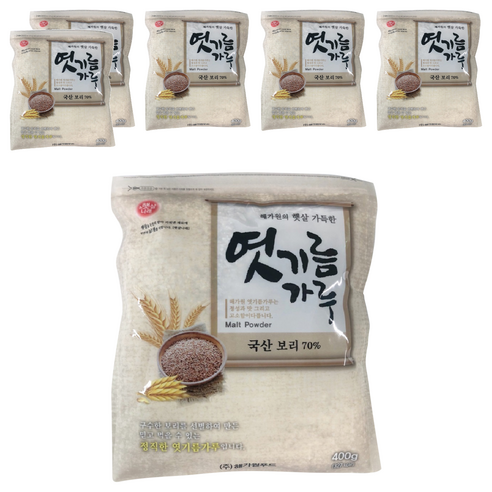 해가원 보리 엿기름 가루, 400g, 6개