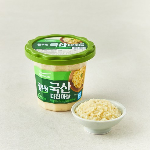 풀무원 다진마늘 용기, 260g, 1개