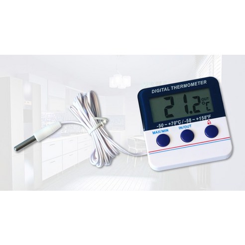 섬세한 온도로 지키는 신선함, 라이크포유 디지털 온도계 LK144