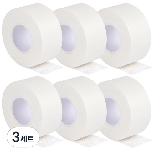 코멧 셔츠 모자 오염 방지 테이프 5m 화이트, 3세트