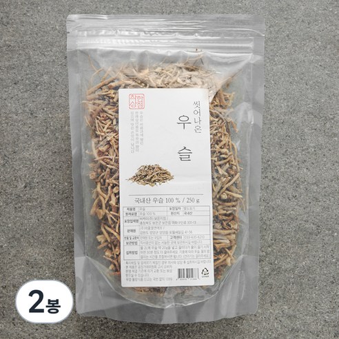매홍 착한상점 씻어나온 국내산 우슬, 250g, 2봉