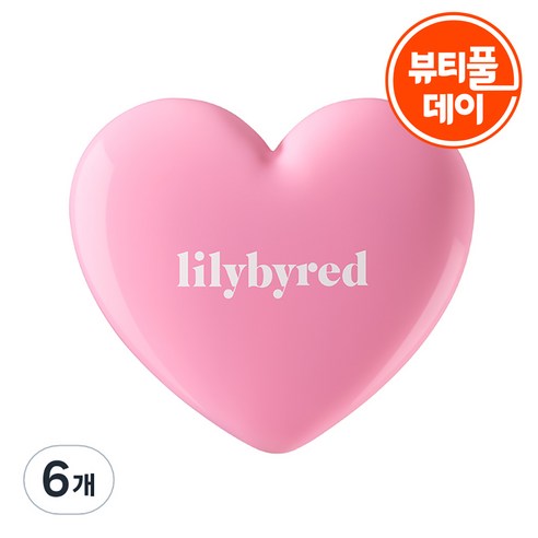 릴리바이레드 러브빔 치크밤 블러셔 3.5g, 순수빔, 6개