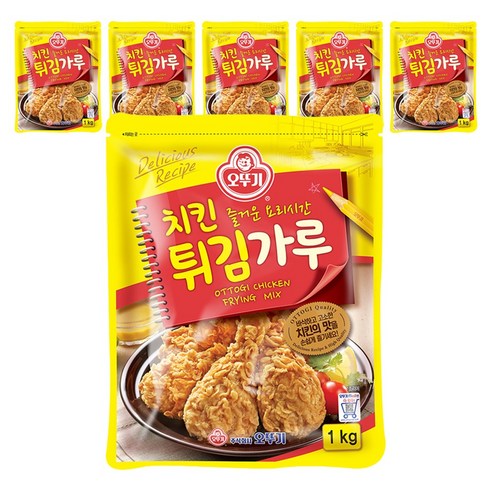 오뚜기 치킨 튀김가루, 1kg, 6개