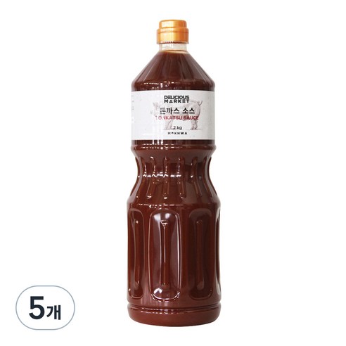 딜리셔스마켓 돈까스 소스, 2kg, 5개