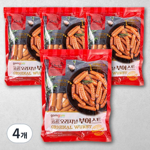 곰곰 오리지널 부어스트, 600g, 4개