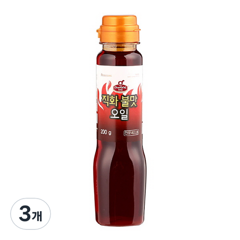 대상 직화 불맛 오일 200g, 3개