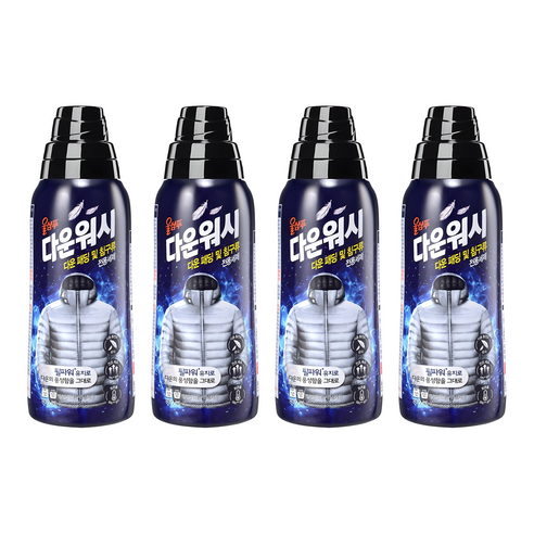 울샴푸 다운워시 본품, 800ml, 4개