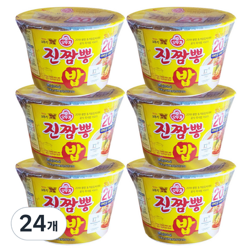 오뚜기 컵밥 진짬뽕밥, 217.5g, 24개