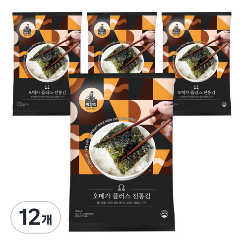 오메가 플러스 전통김 전장, 23g, 12개