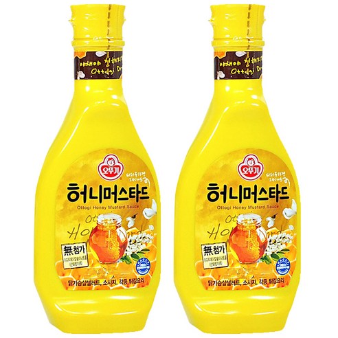 오뚜기 허니 머스타드 소스, 535g, 2개 
장/소스/드레싱/식초